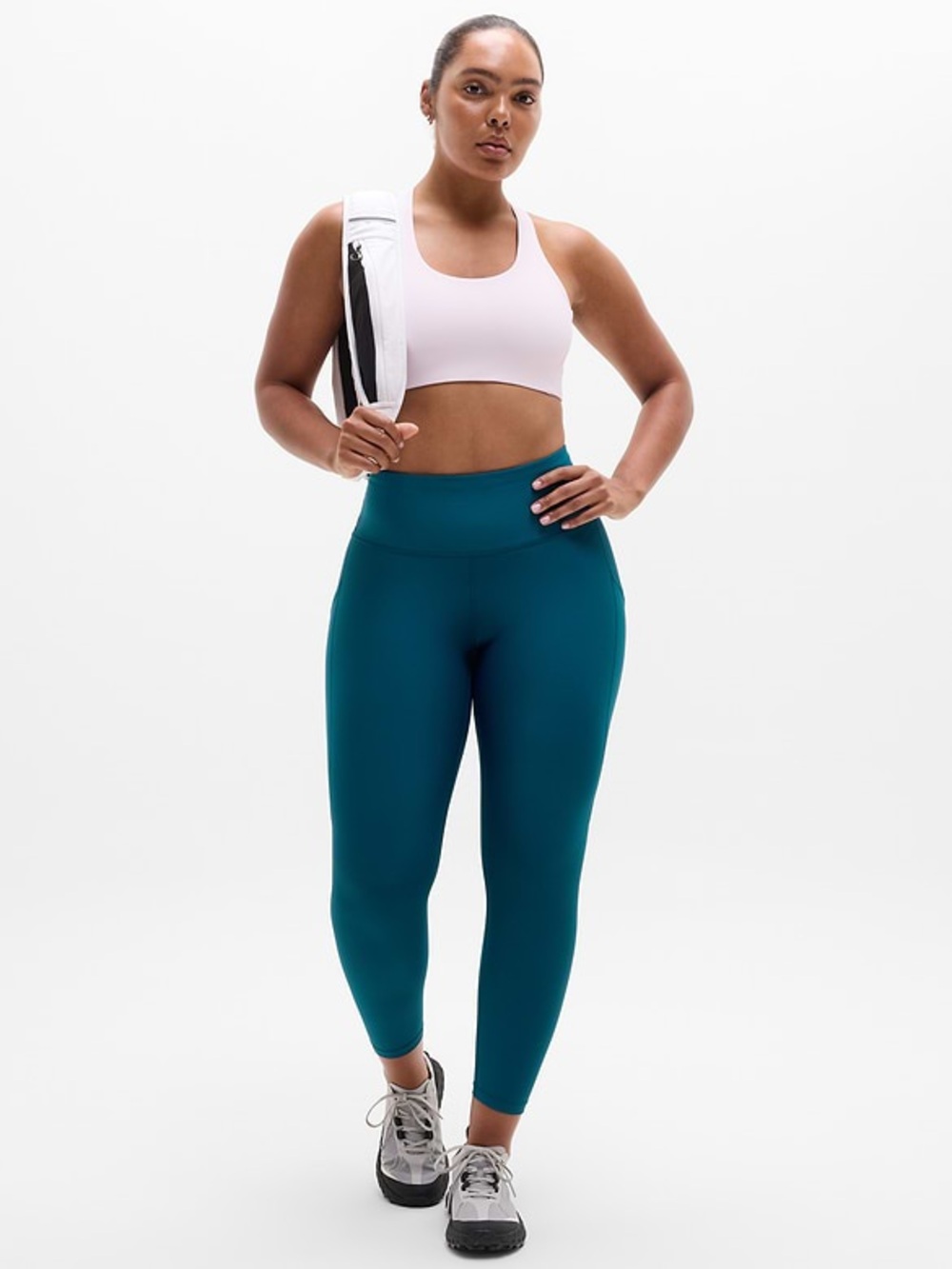 Athleta Interval Stash High Rise 7/8 Legging